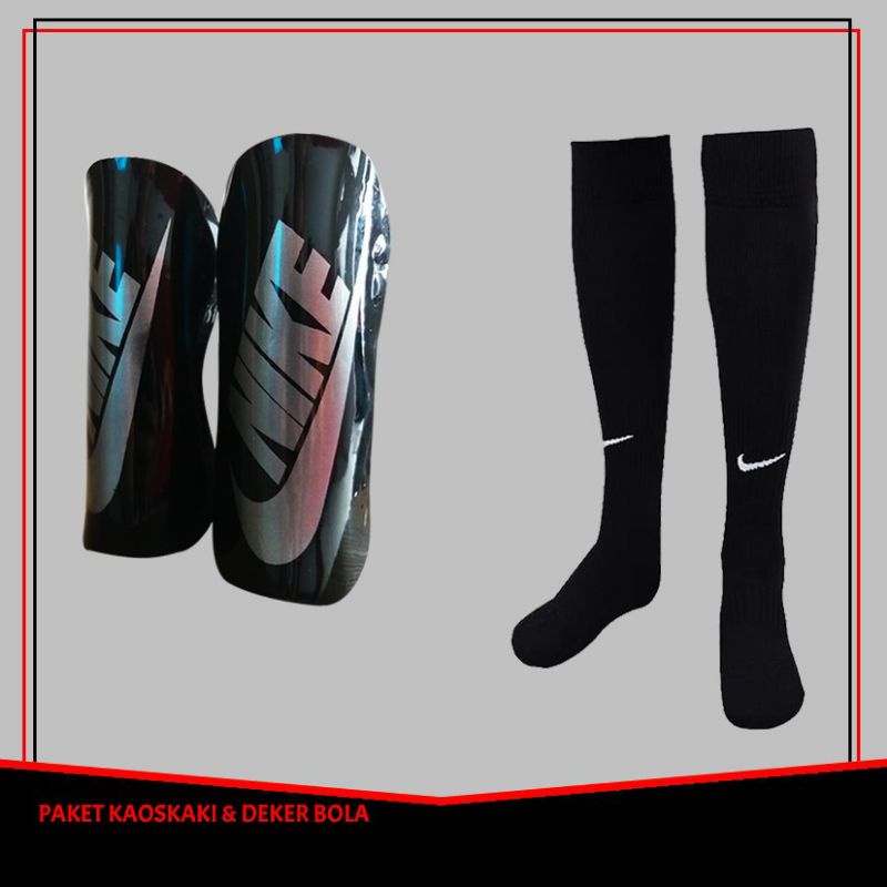 KAOS KAKI BOLA, PAKET KAOS KAKI DAN DEKER, SKIN DEKER BOLA, PELINDUNG KAKI