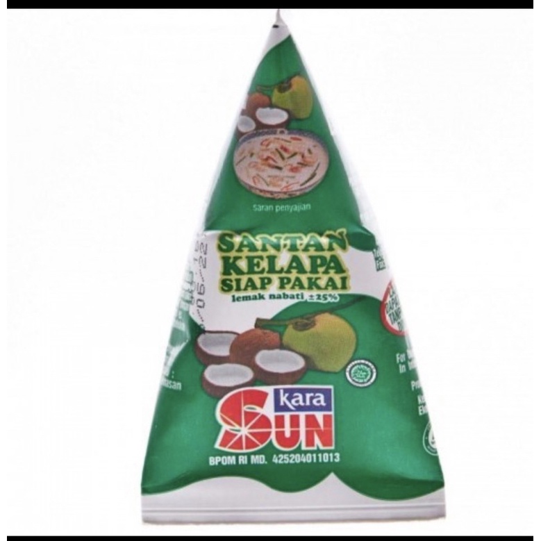 

sun kara santan kelapa kemasan 65 ml per pcs tca-65