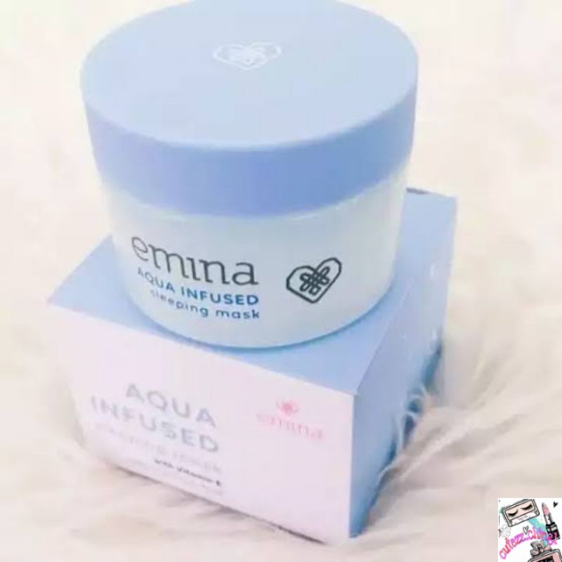 ☃Cutezz_Ching1☃Emina Aqua Infused Sleeping Mask 30g