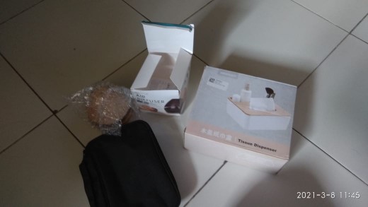 Kotak Tempat Tisu Tissue Kayu Multifungsi 064-01