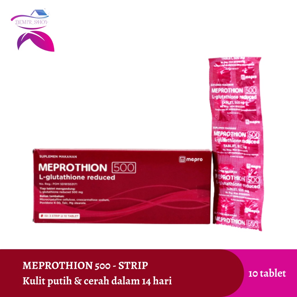 Meprothion 500mg 1 Strip 10 Tablet