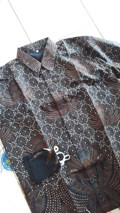 Kemeja Batik Pria Solo Lengan Panjang Full Furing Premium Modern Atasan Cowok Cakar Devdan Rajasakti