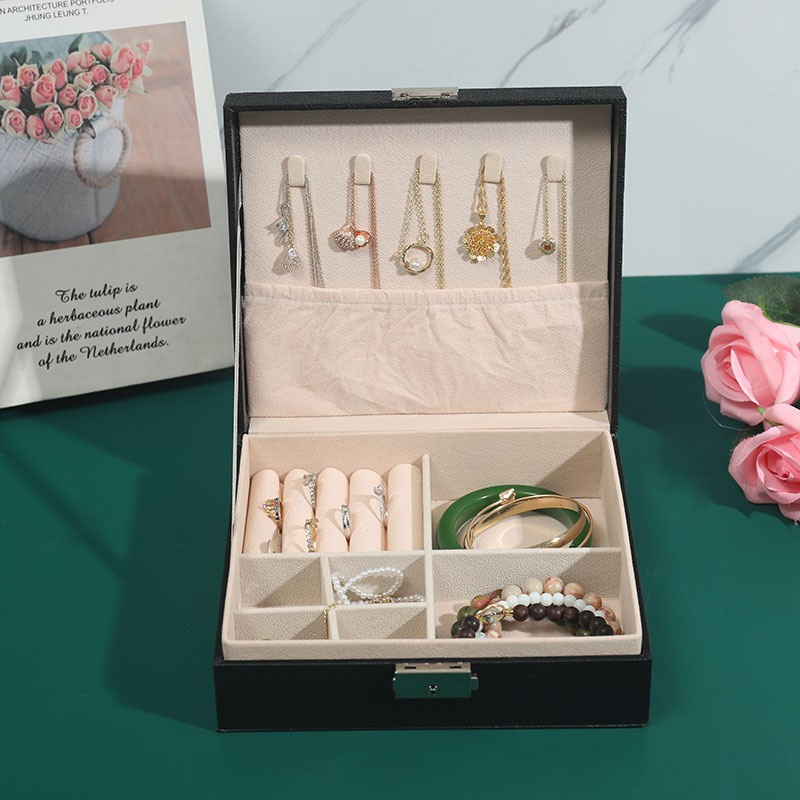 5151 Kotak Perhiasan Travel Jewelry Anting Kalung Cincin Box Penyimpan