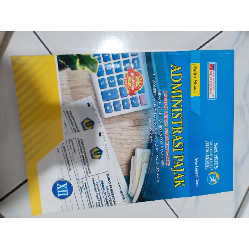 PRELOVED BUKU ADMINISTRASI PAJAK MEDIATAMA SMK KELAS 12