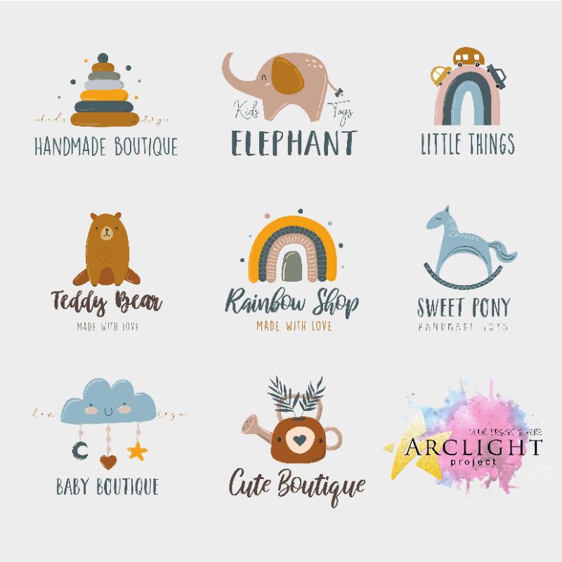 Cute Toys Logo - Jasa Design Lucu Cute Kekinian Murah