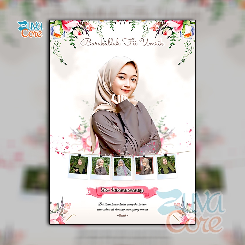 DESAIN FOTO HIASAN DINDING untuk KADO ULTAH KADO WISUDA UCAPAN WEDDING KADO PERNIKAHAN SKETSA CETAK 