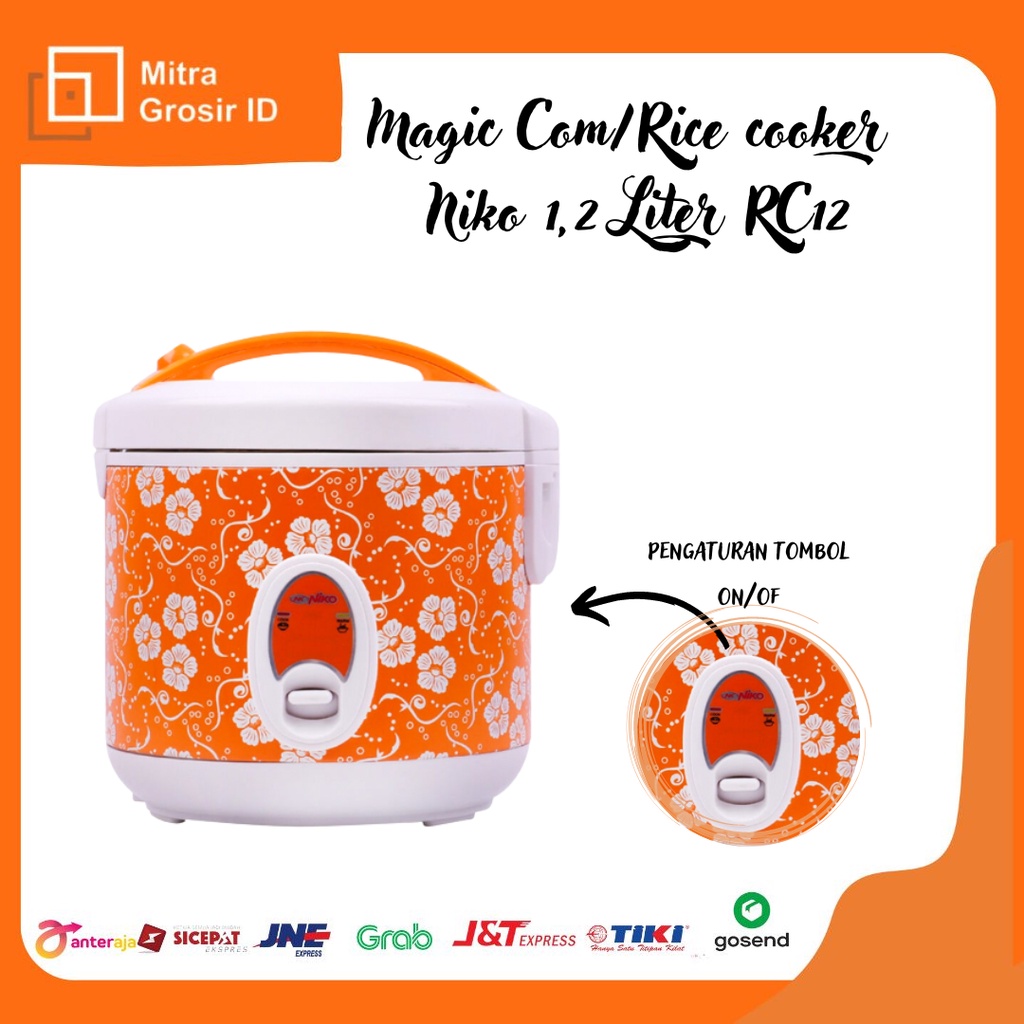 Magic Com / Rice Cooker  NIKO 1,2 Liter  RC12