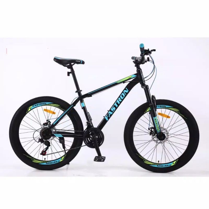 Sepeda Gunung Fastron F260DK-VT MTB Dewasa Pelek Tinggi Steel 3x7Sp Fork Susp Disc