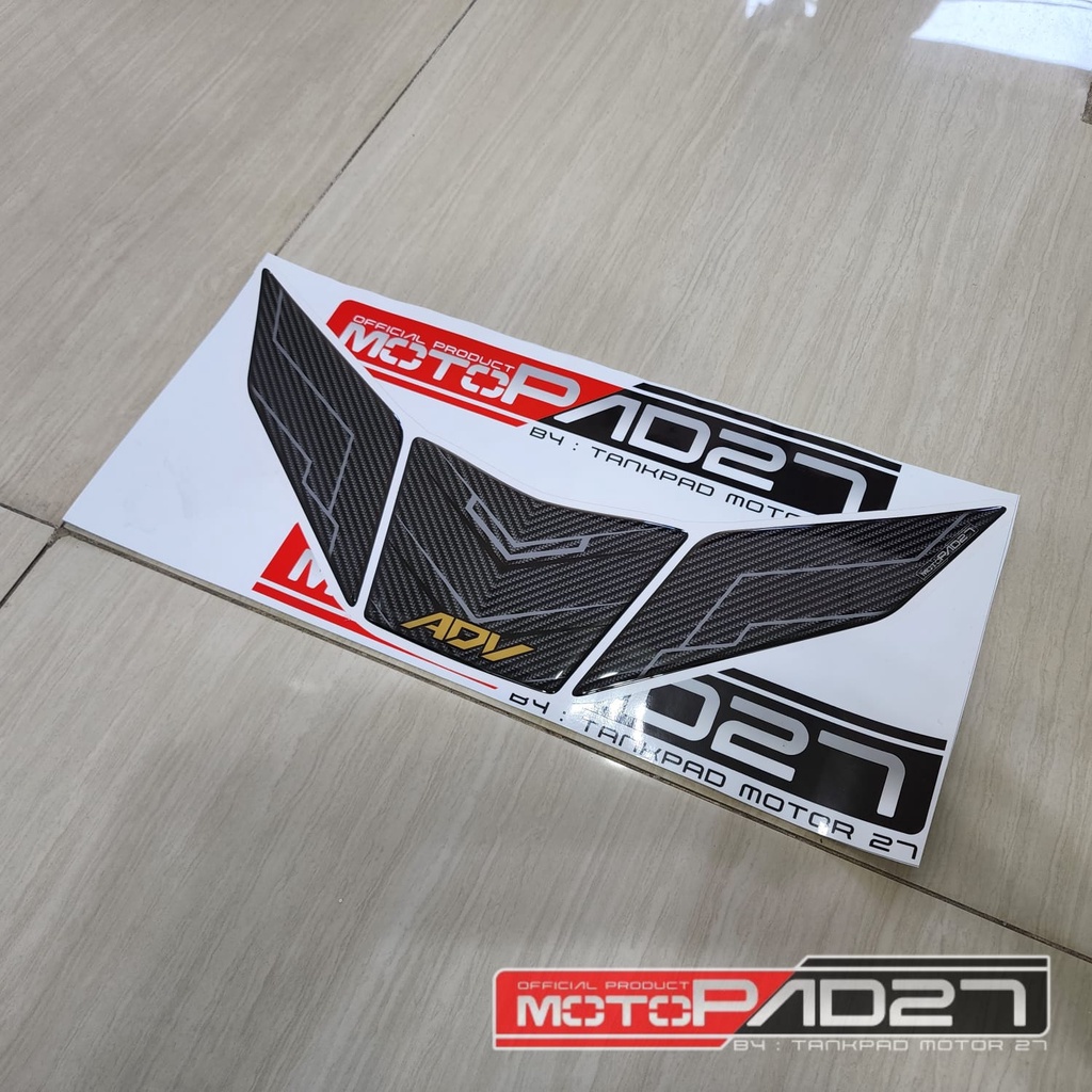 Stiker visor windshield HONDA ADV 160 ADV 150 carbon resin premium