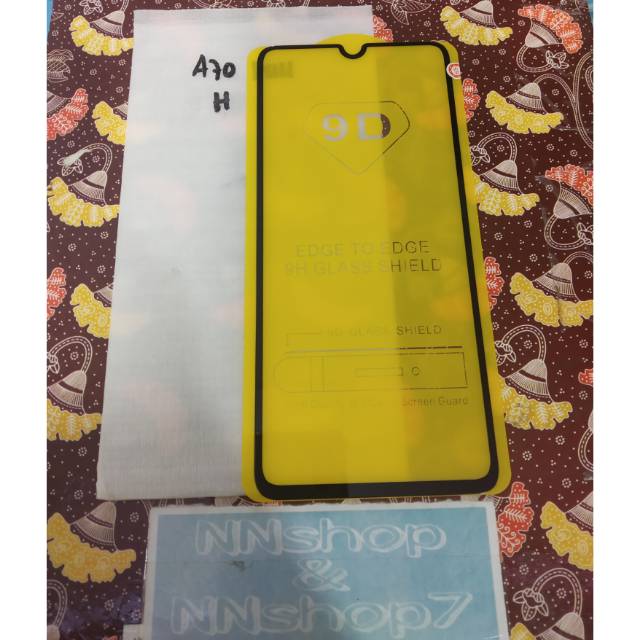 Tempered Glass Samsung Galaxy A70 Full layar