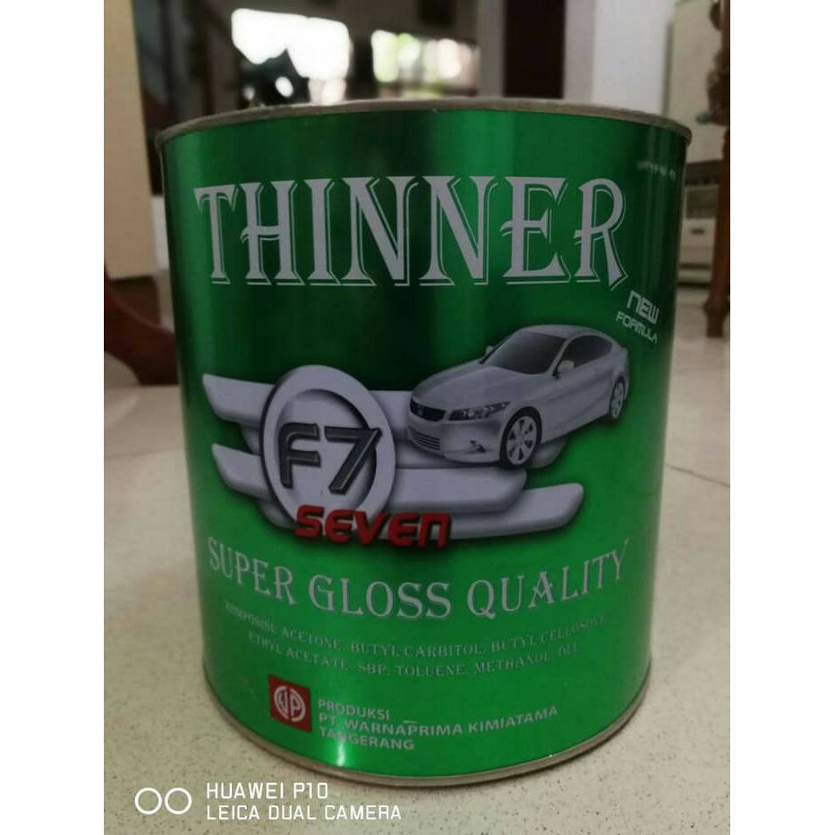 

THINNER F7 SEVEN SUPER GLOSS 5 LITER/PENGENCER CAT MINYAK