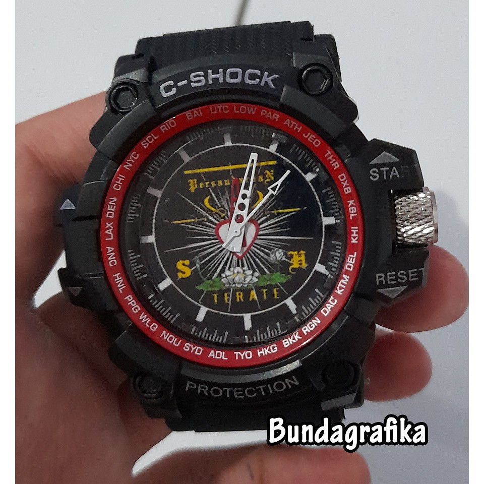 JAM TANGAN PSHT CSHOCK ANTI AIR 10 BAR