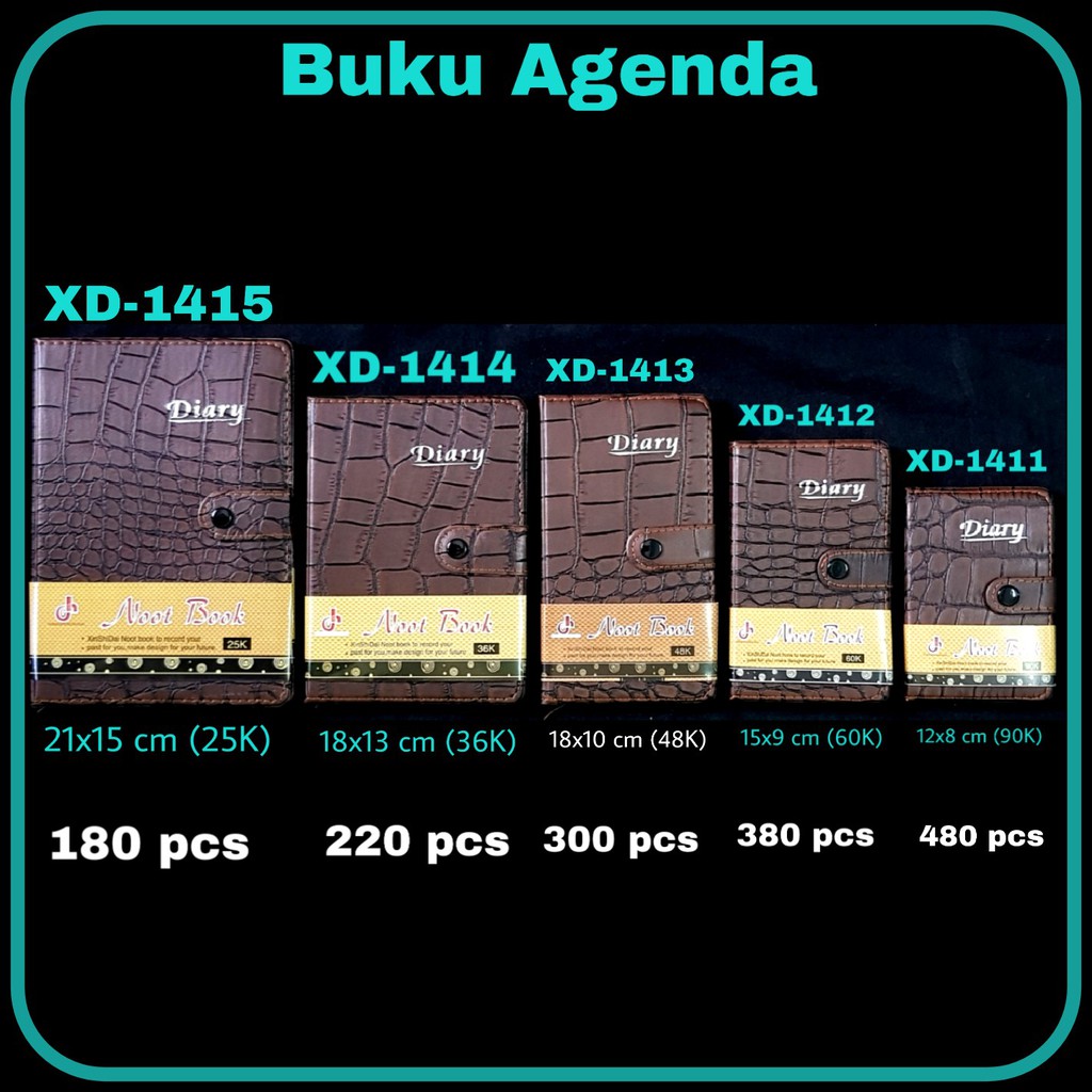 

ILP Buku Agenda XD-1412 / Buku Planner / Buku Kerja