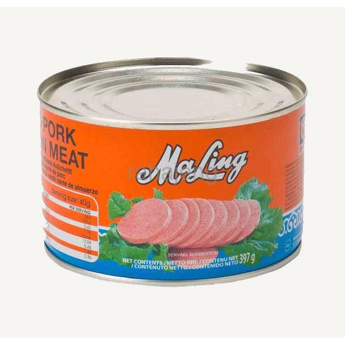 

Ma Ling Canned Pork Luncheon Meat / Daging Babi Kaleng Maling