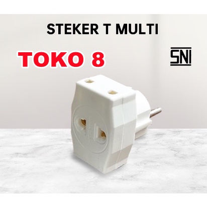 Steker / Colokan T multi / Cabang 3 Arde Stop Kontak