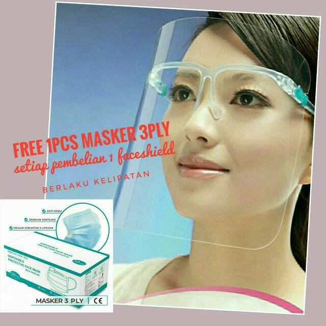 Face Shield Artis Pelindung Wajah , Face Shield Nagita Raffi