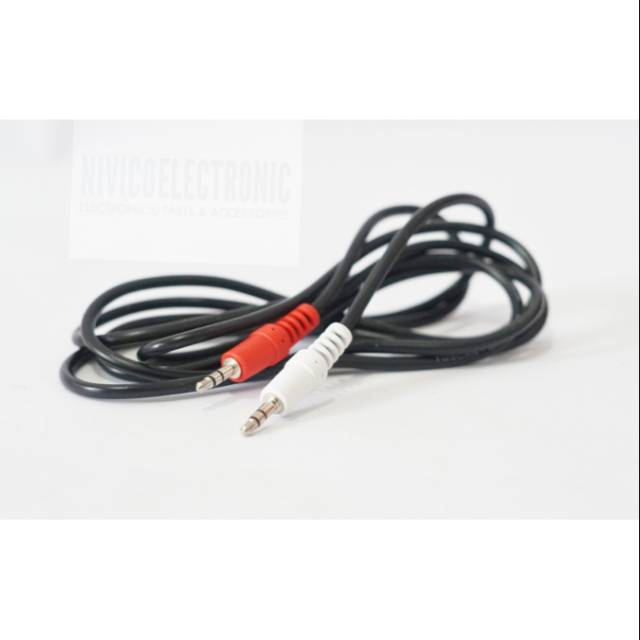 Kabel RCA 1-1 kabel hitam 1.5 m