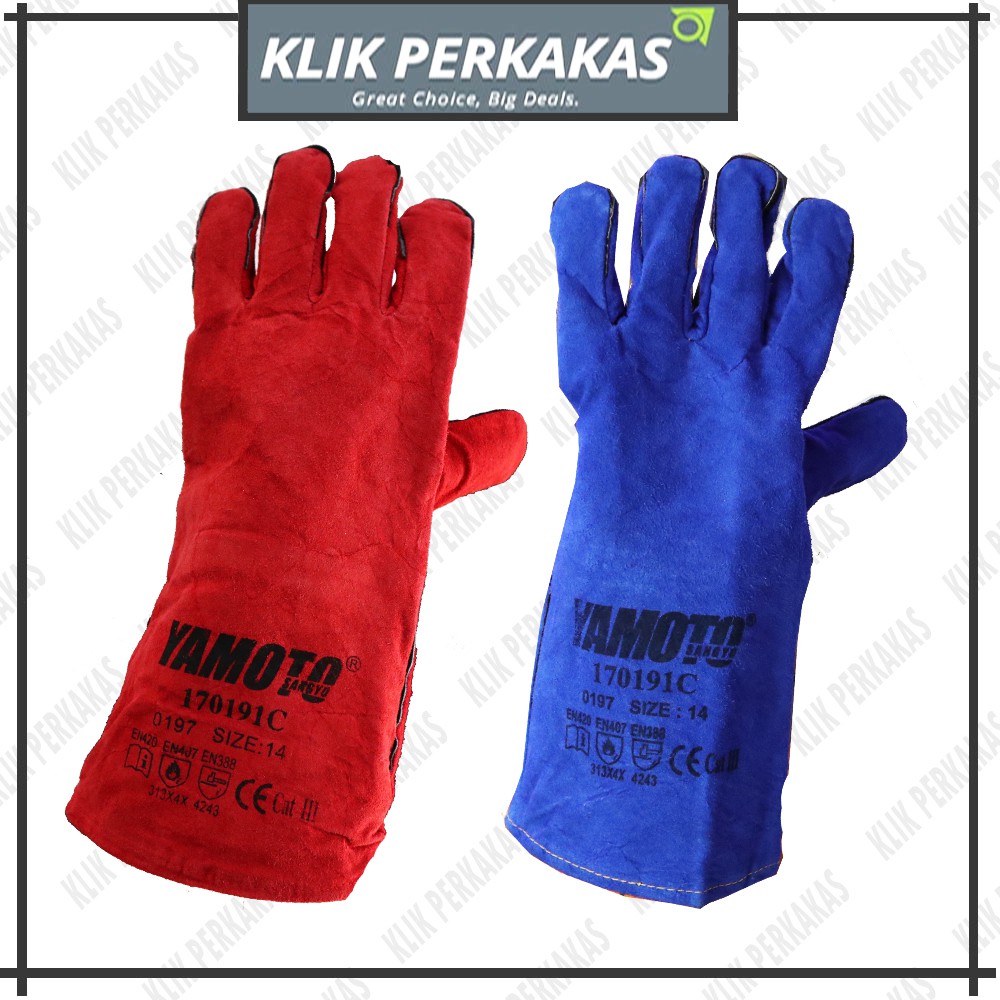 Yamato Sarung Tangan Las Safty 14 Inchi Welding Gloves Safety