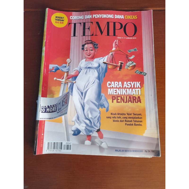 Majalah Mingguan Politik Tempo No.3847 Ed 11-17 JANUARI 2010 ( Bekas Original & Segel)