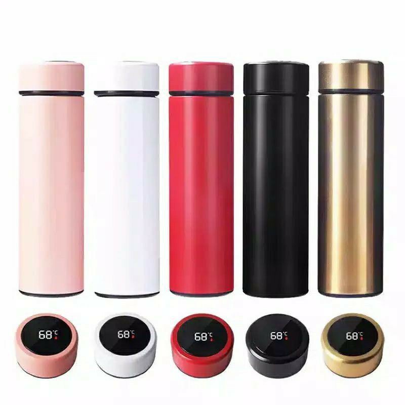 TERMOS LED GLOSSY Display 304 stainless Vacum Flask botol 500ML/Tumbler cerdas suhu