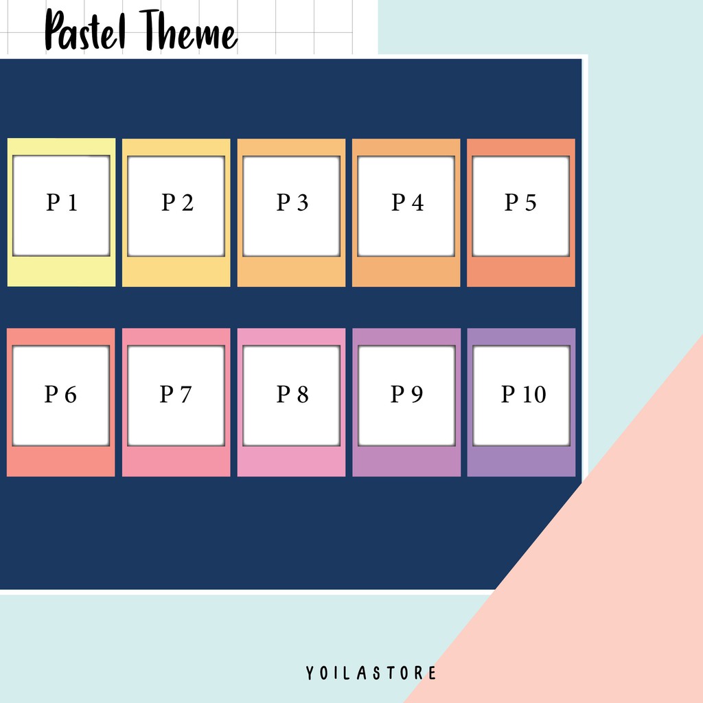 

SEHARI JADI • Polaroid Background Pastel Theme | Cetak freebies