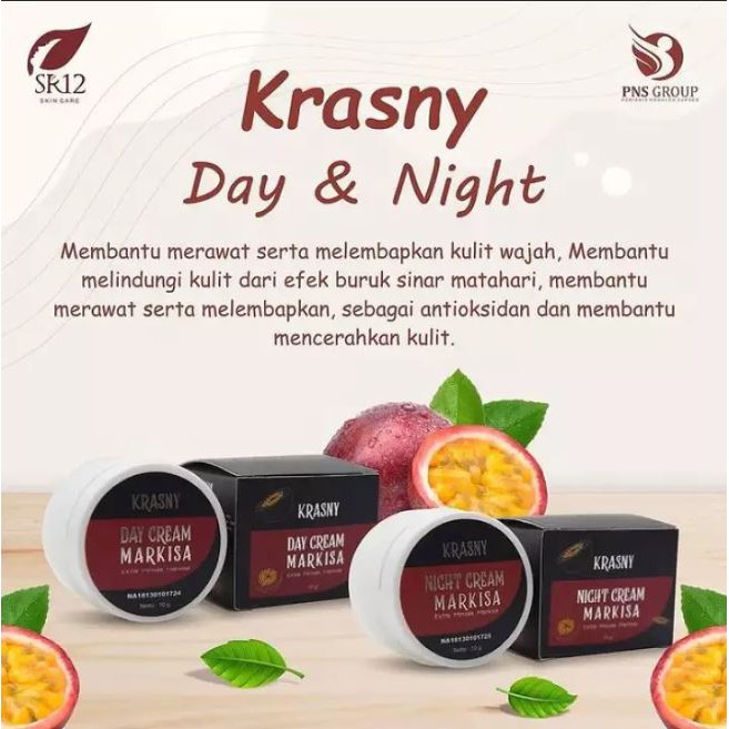 SR12 Krasny Cream Untuk Kulit Normal Dan Kering Pencerah Pemutih Alami