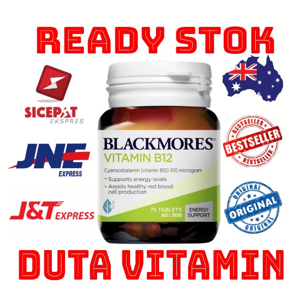 VITAMIN B BLACKMORES VITAMIN B12 ISI 75 TABLET VITAMIN B 12