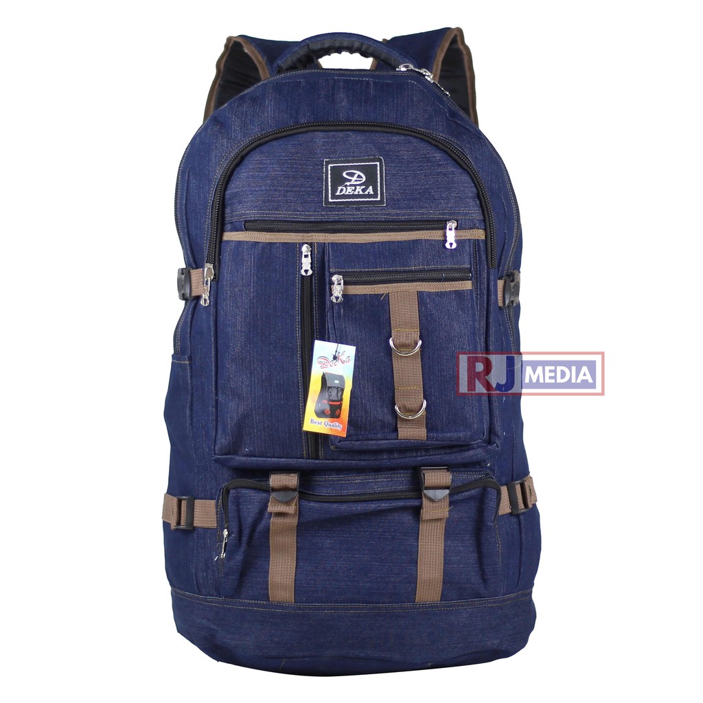 Tas Carrier Kanvas Distro Besar Distro Gunung Deka Backpack Camping Tas Sport Hiking Outdoor Muncak Mendaki Climbing Rafting Mudik Bagus Tas Gunung Stylish