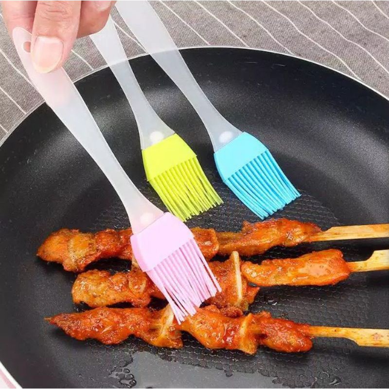 Kuas Silikon Oles Kue Roti / Barbeque BBQ / Silicone Brush / Kuas