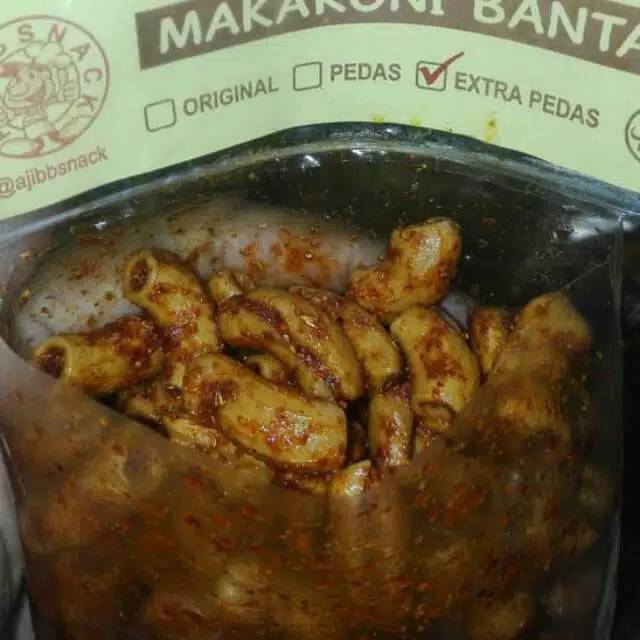 

Makaroni bantet 250 gr ori pedas ekstra pedas