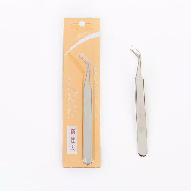 Navina Pinset Alis Anti Statis Stainless Steel Tweezers