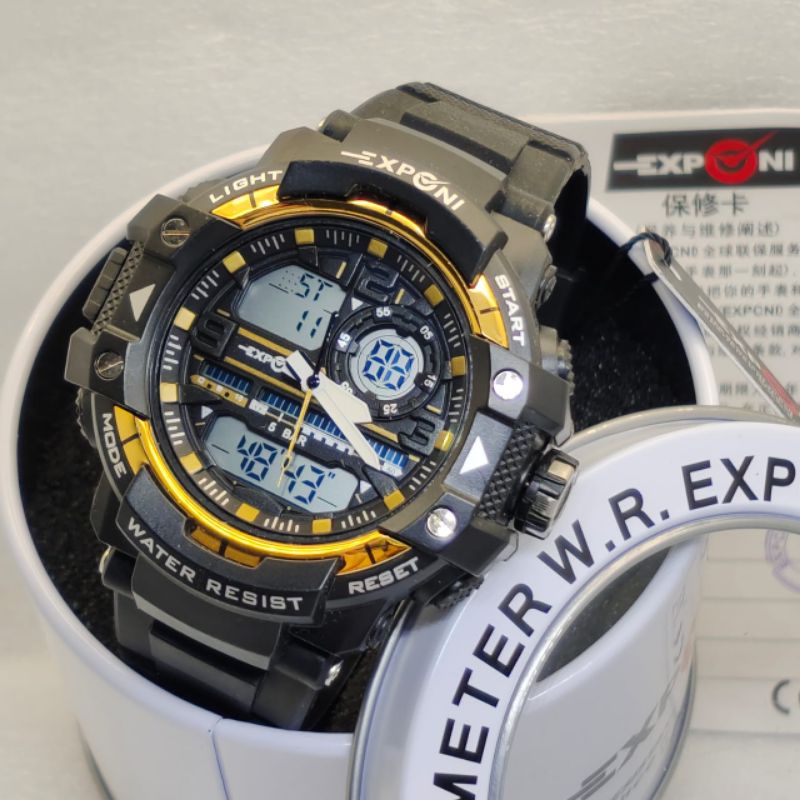 Jam Tangan Pria Expcni Exponi Original 3251 Tahan Air Gratis Ongkir