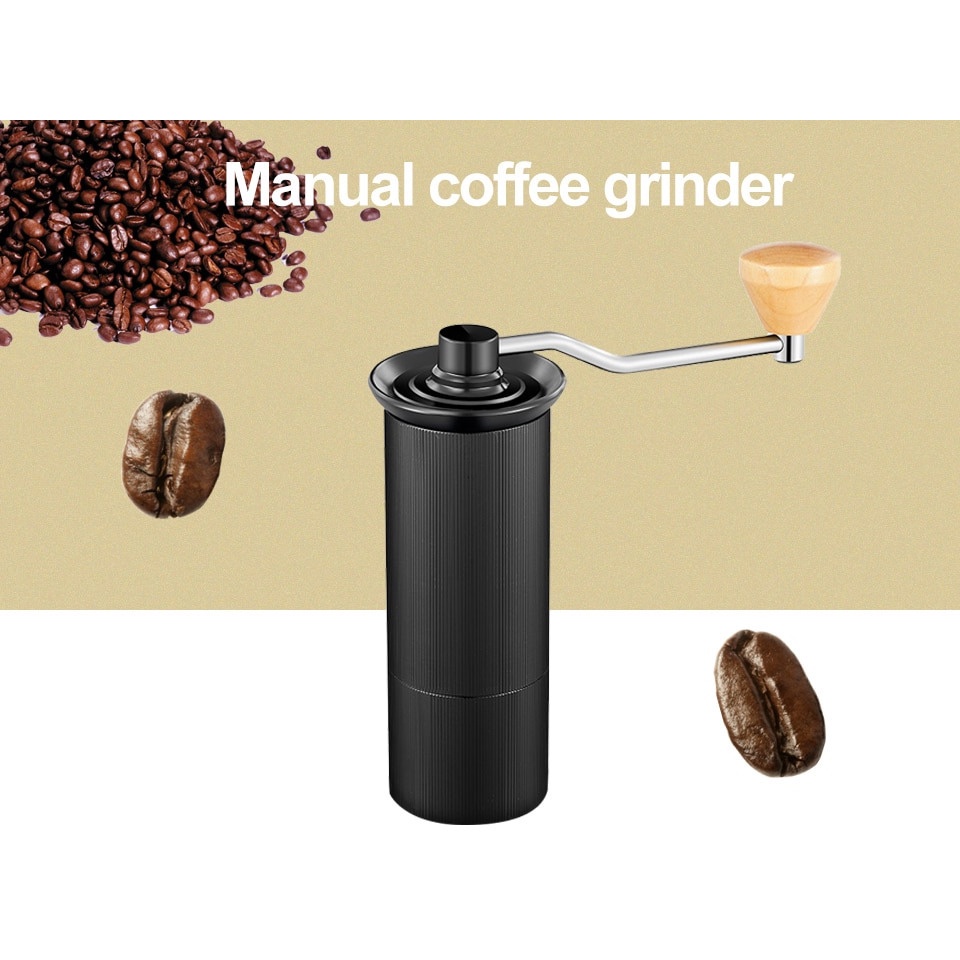 XEOLEO Alat Penggiling Kopi Portable Manual Coffee Grinder - HG-45 - Black
