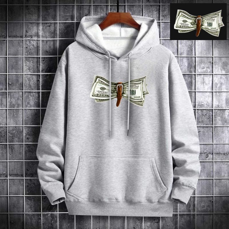 Sweater hoodie pria wanita MONEY termurah bahan fleece tebal