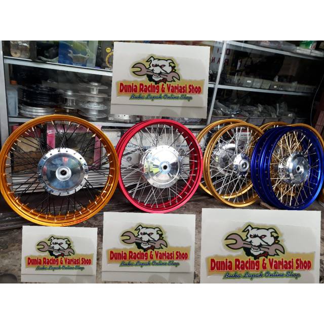 Paketan velg ring 17 Mio m3 Fino karbu Mio soul Fino 125 Xeon X Ride Mio J Nouvo Velg Rossi Rossi 17