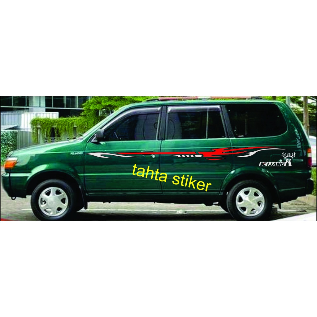 Stiker mobil kijang Stiker Cutting Tribal Stiker Lis Bodi sam[ing mobil toyota kijang Terlaris