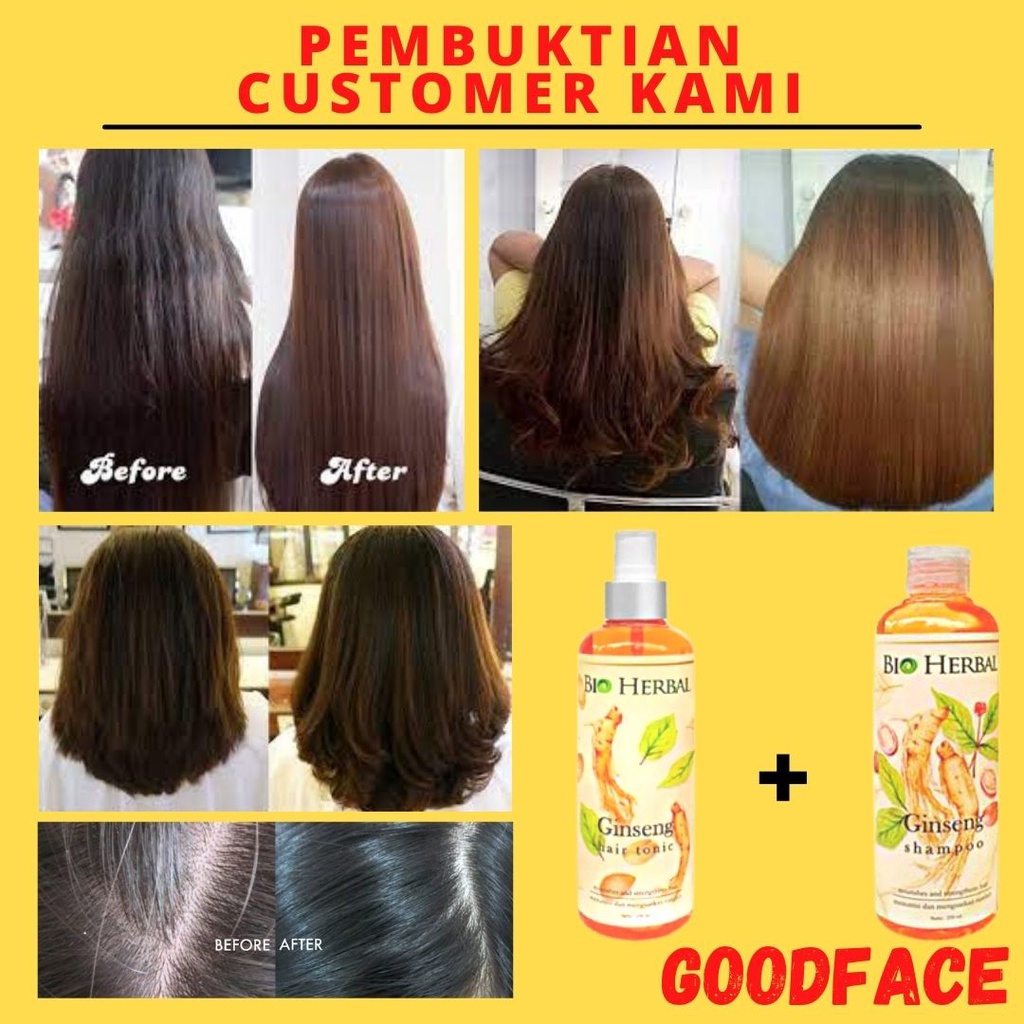 BIO HERBAL GINSENG HAIR TONIC ORIGINAL BPOM ANTI KETOMBE PERAWATAN RAMBUT RONTOK TREATMENT RAMBUT PENUMBUH RAMBUT BOTAK