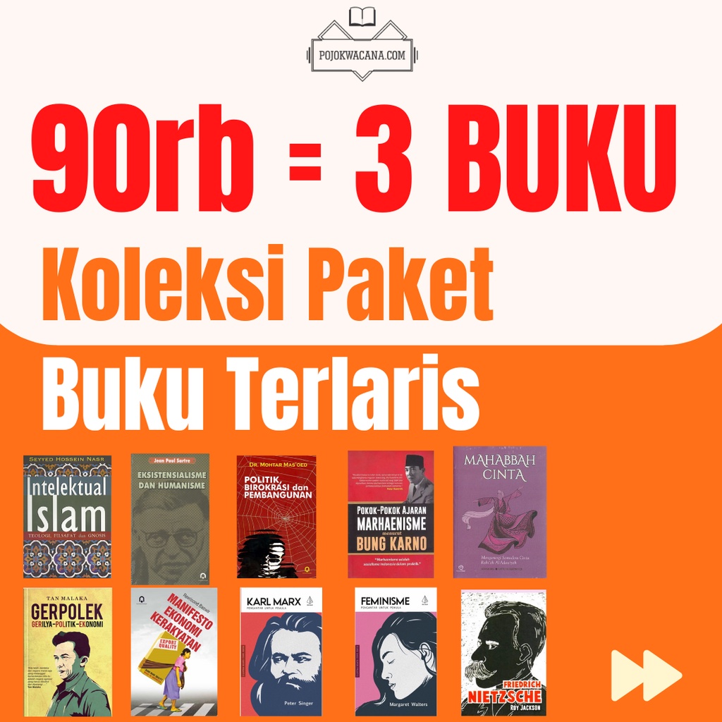 Paket 3 Buku – Buku Filsafat – Buku Politik – Buku Sejarah – Buku Original Murah – Karl Marx – Buku 