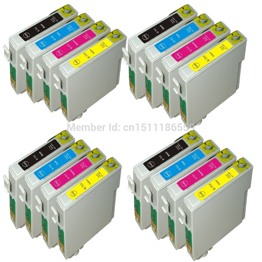 Termurah 4 Set Compatible Ink Cartridges For Epson Stylus Sx105 Sx115 Sx205 Sx215 Sx415 Sx515 Shopee Indonesia