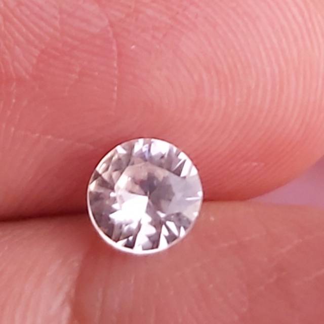 Batu natural zircon putih 1crat