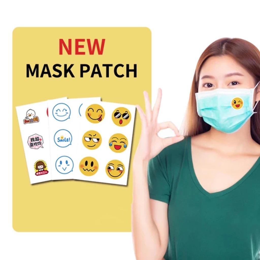 2PCS PATCH  MASK STICKER PEWANGI AROMA ISI 16 PCS