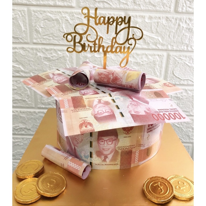 

READY H-1 JAKARTA Money Cake / Cake Uang / Kue ulang tahun / Birthday Cake
