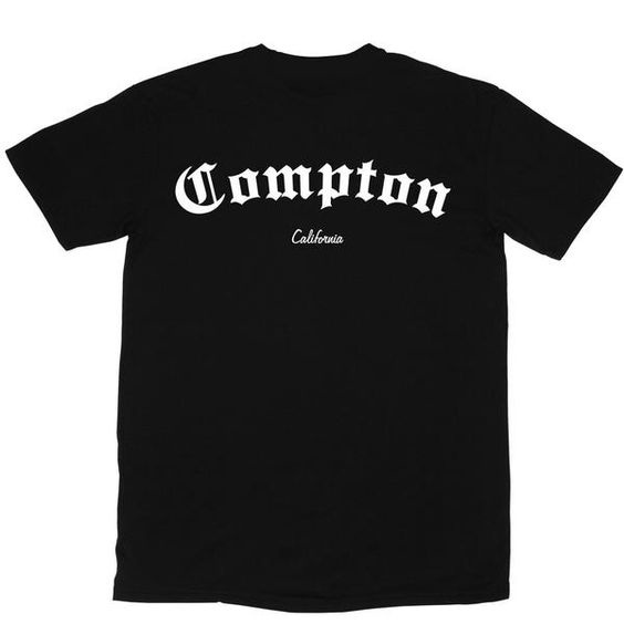 Kaos T-shirt Compton California. Baju custom Compton