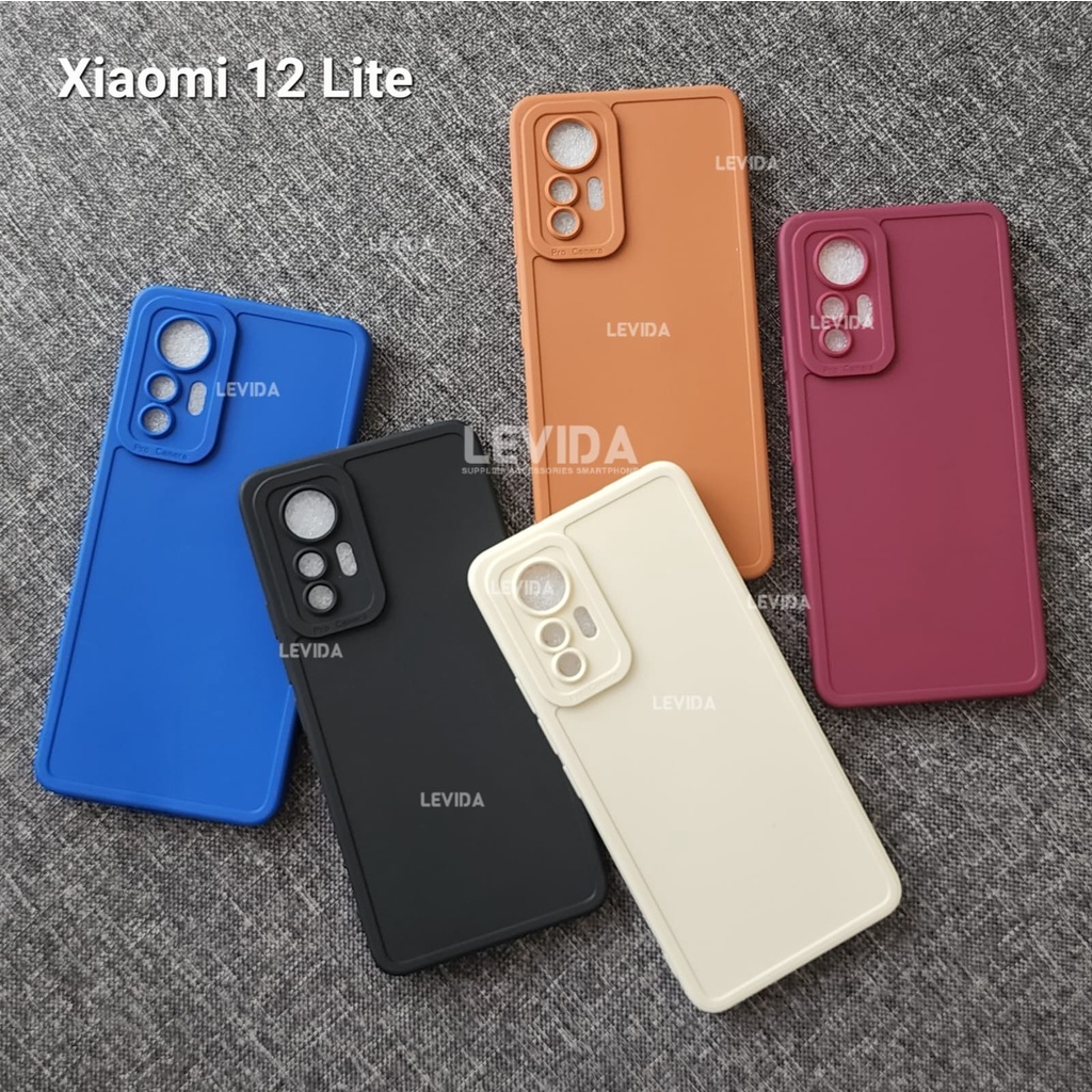 Xiaomi 12 Lite Xiaomi Mi 11 Xiaomi Mi 11 Lite Softcase Procamera silicon Matte Case full cover Xiaom