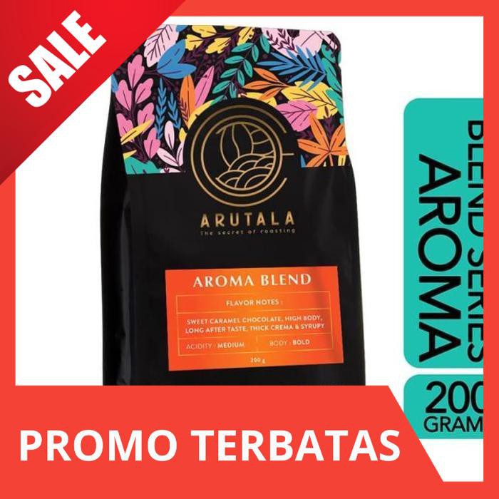 

NEW PRODUCT ARUTALA Kopi Aroma Blend 200 gram - Biji AR210