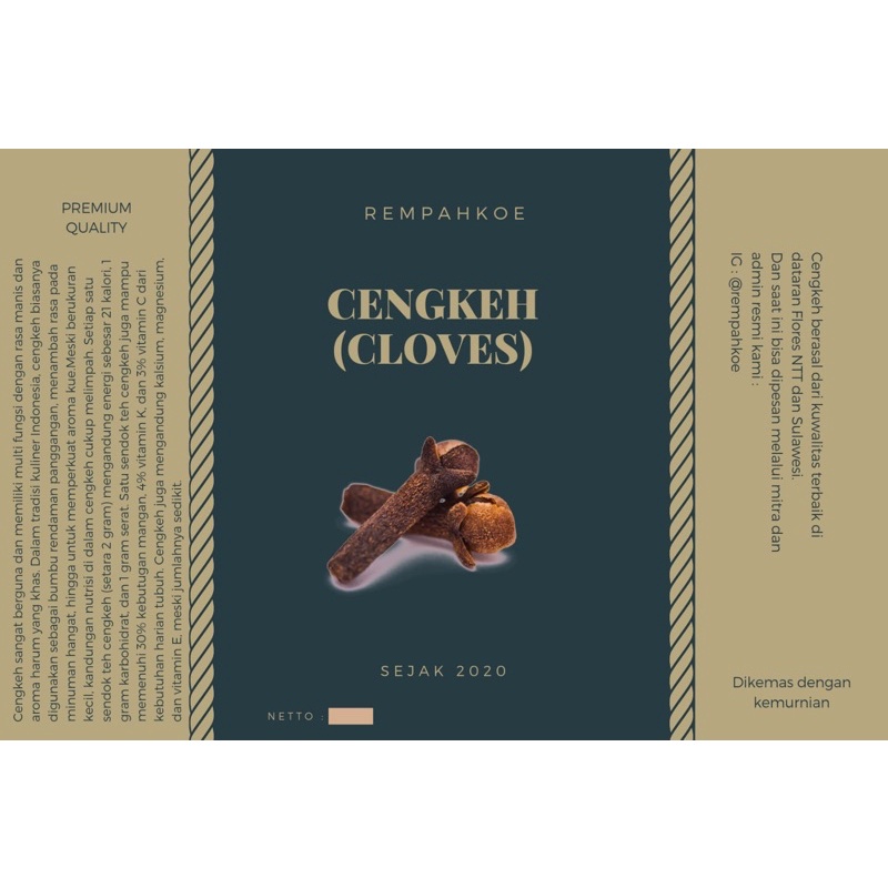 

Cengkeh 100gr