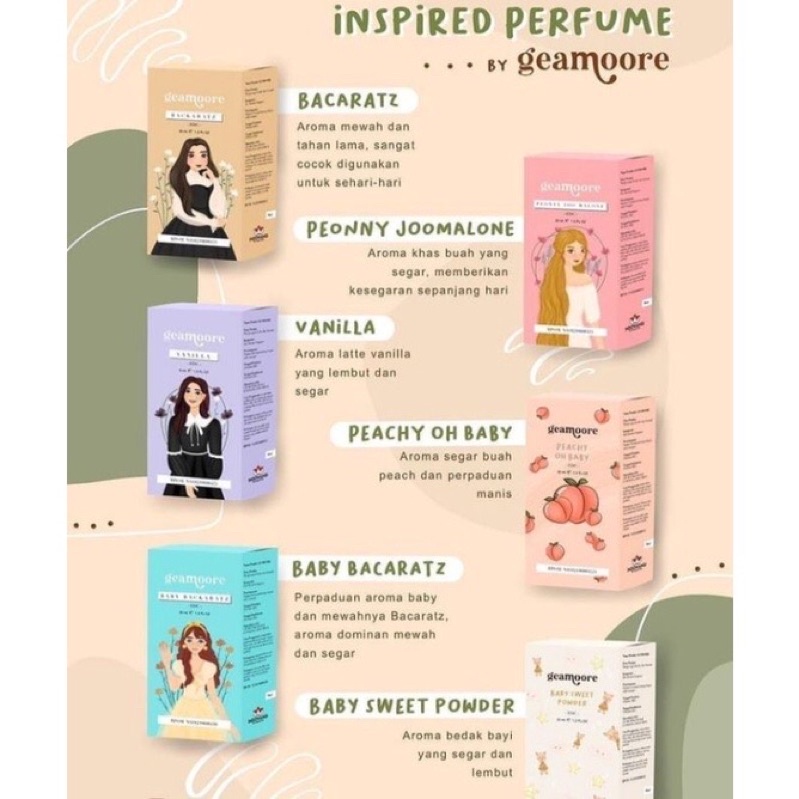 [ READY ] Geamoore Parfum BPOM 6ml / Inspired Parfum Roll On-1