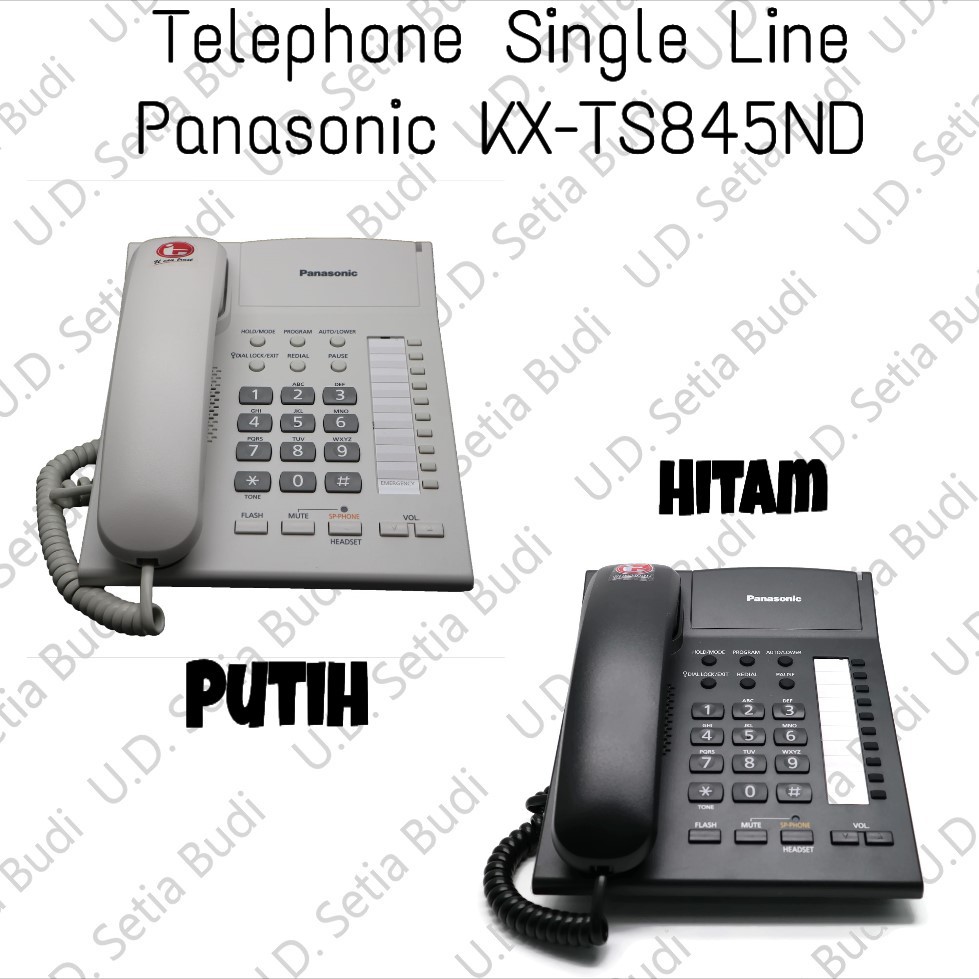 Telephone Single Line Panasonic KX-TS845ND