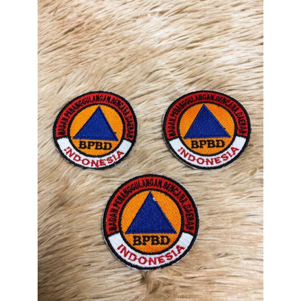 Patch Logo, Bordir Logo / Emblem BPBD