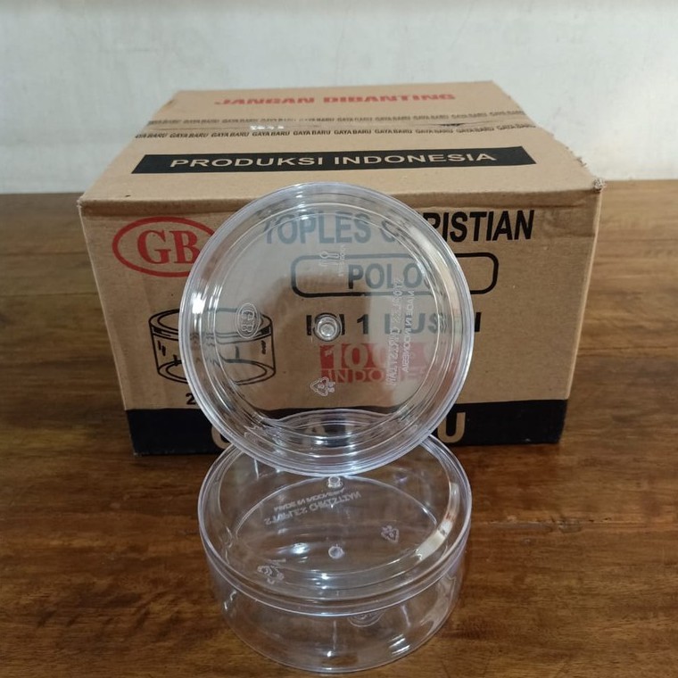 Toples Kue Kering Plastik Christian/Lingkaran - 250 gr